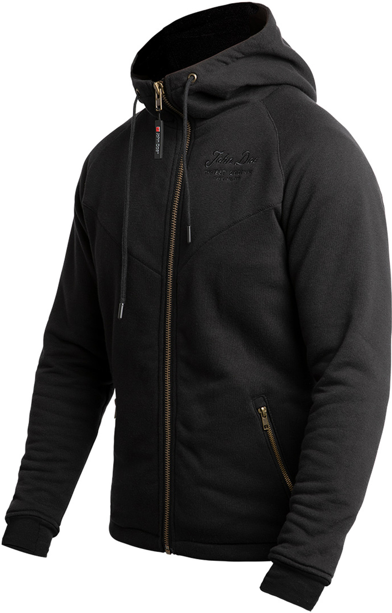 John Doe XTM Hoodie V2 Motorhoodie Black