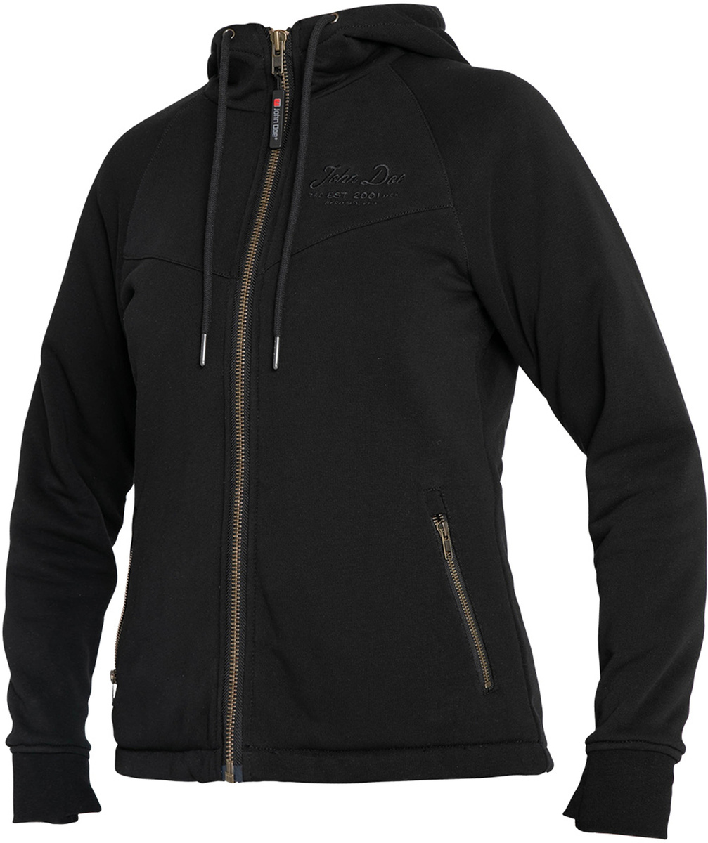 John Doe XTM Hoodie Women V2 Motorhoodie Black