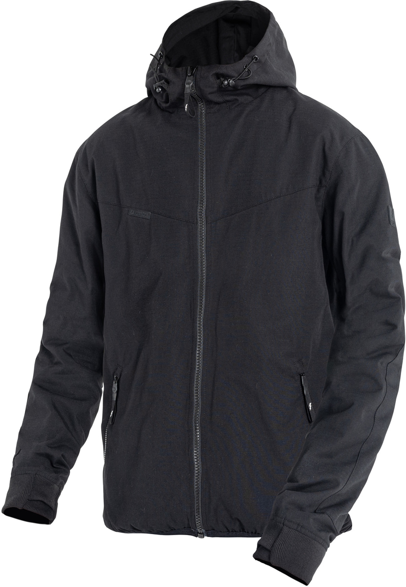 John Doe XTM Hoodie Rip Stop Motorhoodie Black