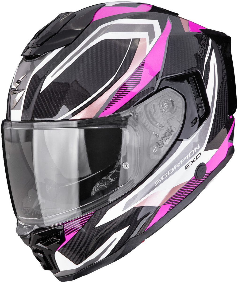 Scorpion EXO-1500 AIR Carbon Hydro Black/White/Pink