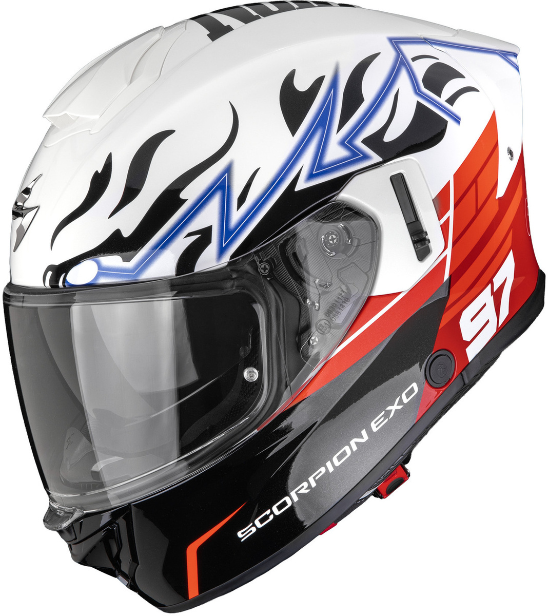 Scorpion EXO-530 AIR JSK 97 White/Red