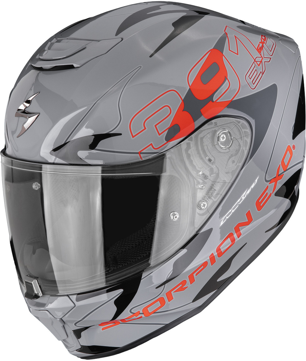 Scorpion EXO-391 Key Grey/Black/Red