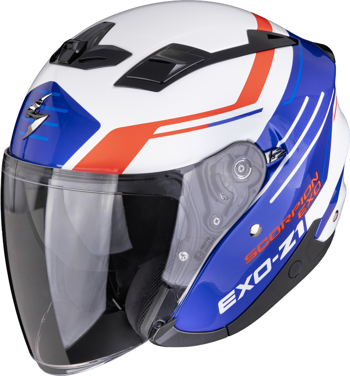 Scorpion EXO-Z1 Prymus White/Blue/Red