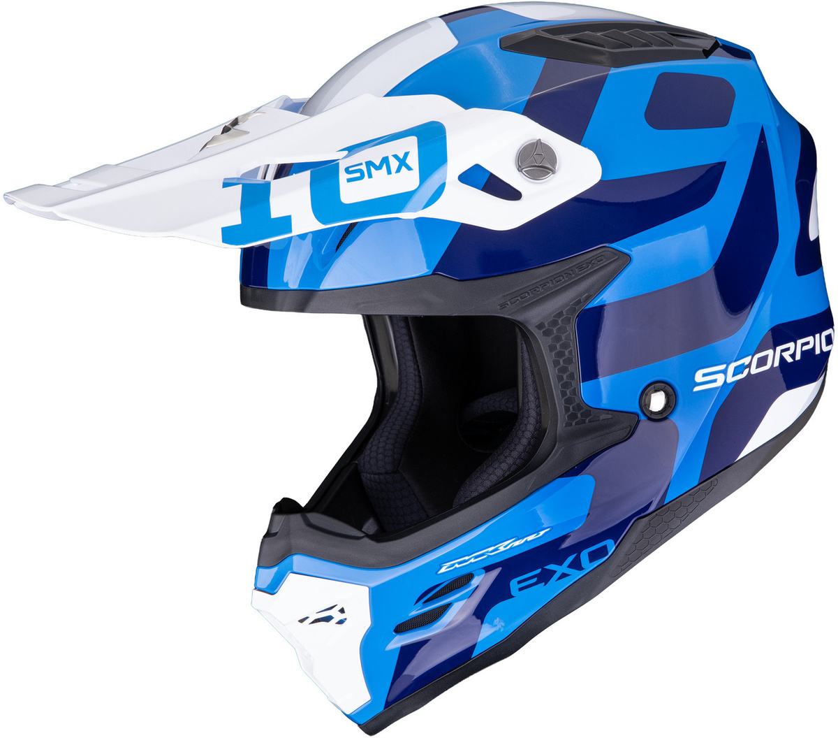 Scorpion SMX-10 Leap Blue/White