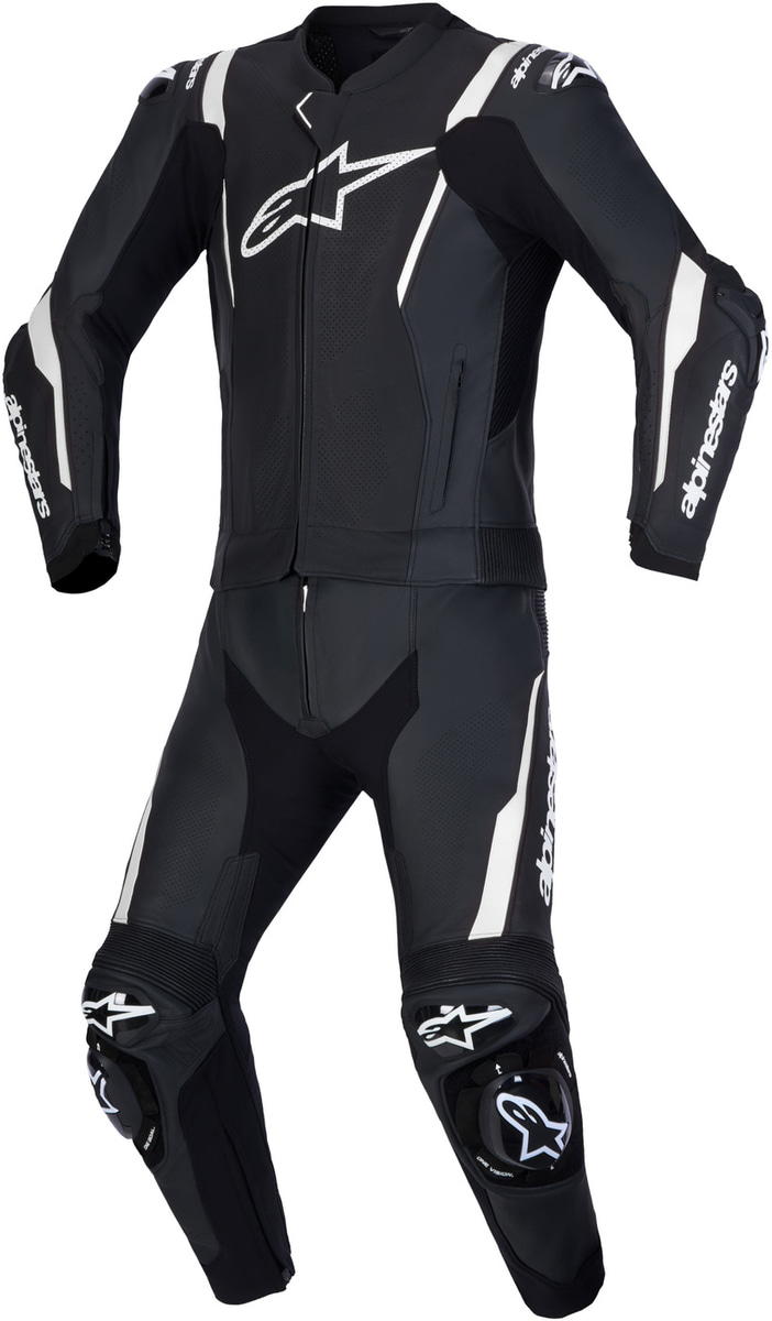 Alpinestars Missile V3 Leather Suit 2 PC Black/White 12