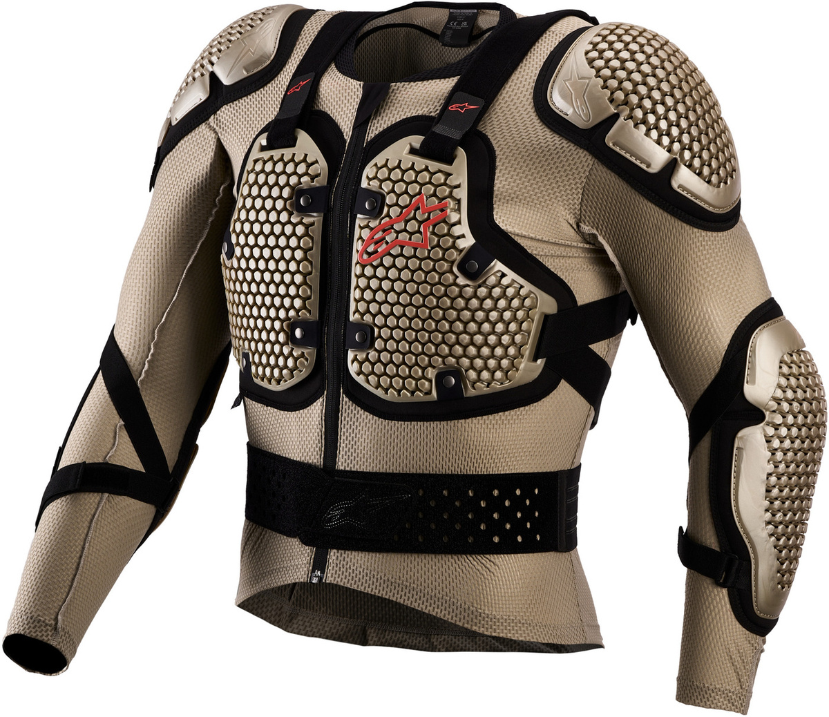 Alpinestars Bionic Action V3 Protection Aluminum/Black/Red Fluo 9337