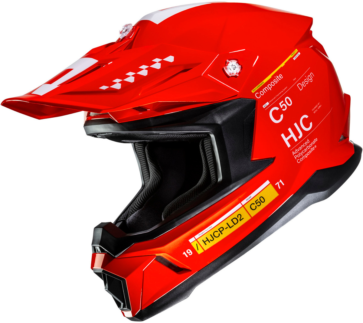 HJC C50 Tagg Red/White 320