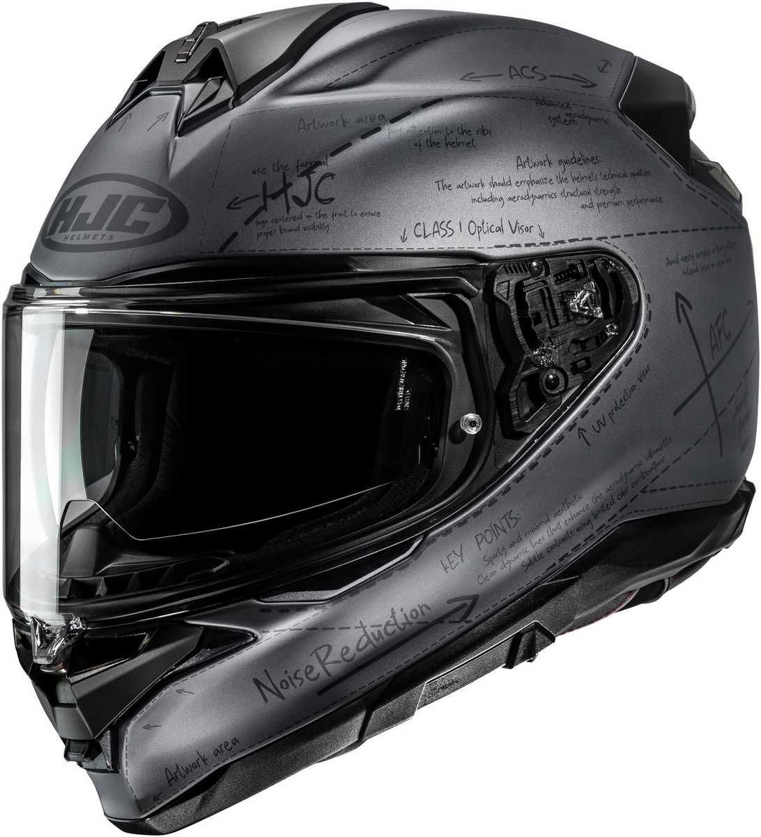 HJC F72 Odyssea Black/Grey 180