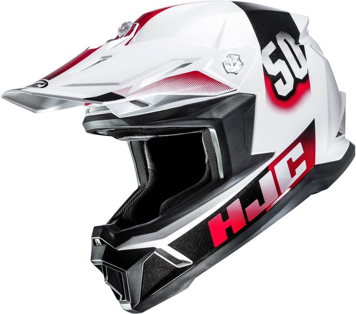 HJC Y50 Dash White/Red 213