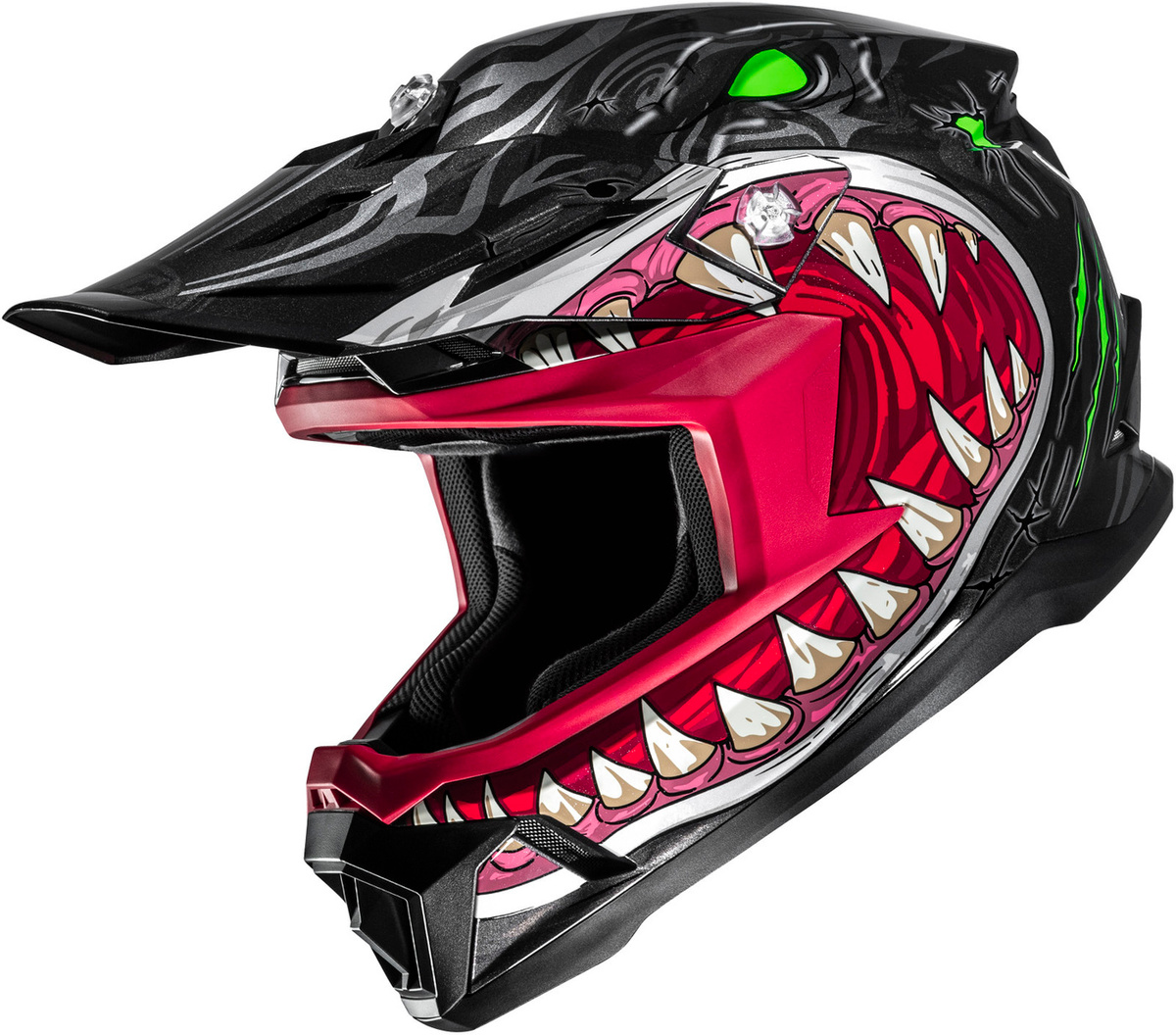 HJC Y50 Megadon Black/Red 134