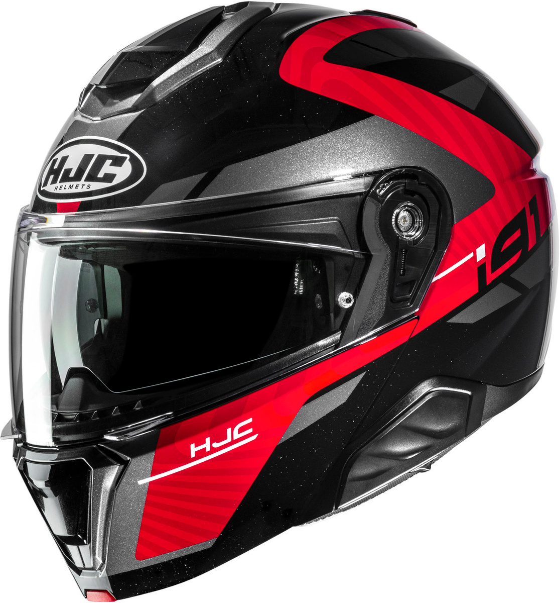 HJC i91 Gaia Black/Red 138