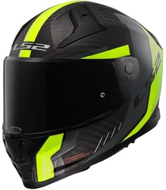 LS2 FF811 Vector II Carbon Grid Matt H-V Yellow