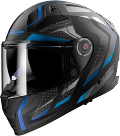 LS2 FF811 Vector II Alizer Matt Black Blue