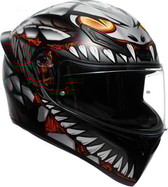 AGV K1 S Lyzard Matt Black/Grey/Red