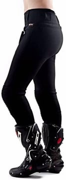 MotoGirl Legging Ribbed Knee AA Level 2 Black