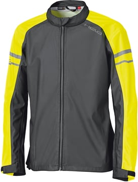 Held Rainstretch Rain Jacket Black/Neon Yellow 058