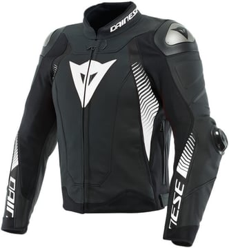 Dainese Super Speed 4 Leather Jacket White 78A