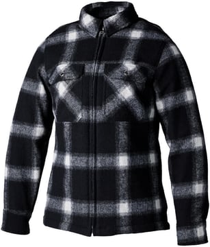 RST Brushed CE Ladies Jacket Black/White Check