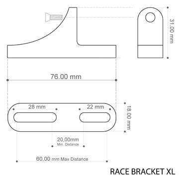 Mirrors Adapters To Handlebar (Pair) N-ADATT-XR