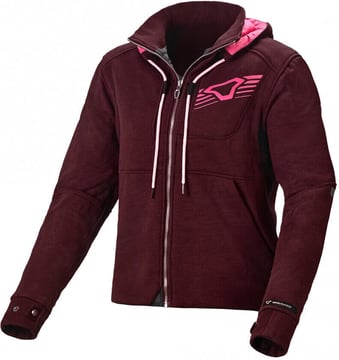 Macna District Ladies Hoodie Red