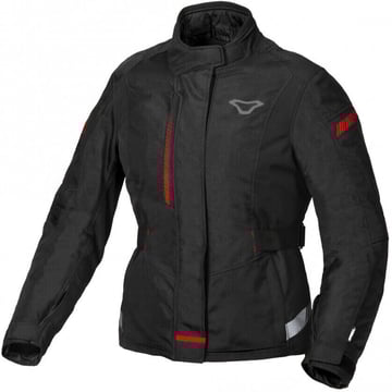 Macna Nivala Ladies Waterproof Jacket Black/Red