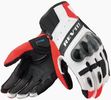 REV'IT Ritmo Gloves Black/Neon Red