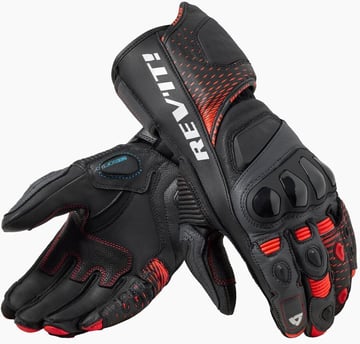 REV'IT Control Gloves Black/Neon Red