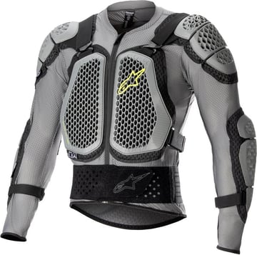 Alpinestars Bionic Action V2 Protection Jacket Gray Black Yellow Fluo 915