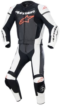 Alpinestars GP Force Lurv 2Pc Leather Suit Black White Red Fluo 1231
