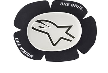Alpinestars GP Sport Evo Knee Slider White Black 21