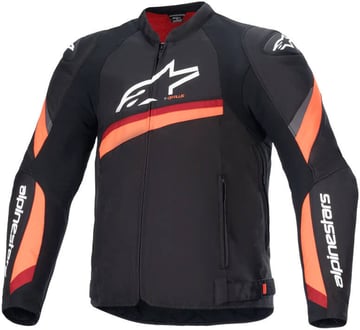 Alpinestars T-GP Plus R V4 Jacket Black Red Fluo 1030