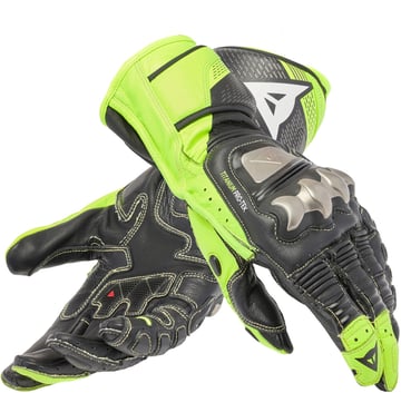 Dainese Full Metal 7 Gloves Black/Yellow-Fluo 620
