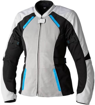 RST RST Ladies Ava Mesh CE Textile Jacket Silver/Black/Blue