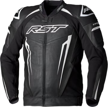 RST RST TracTech Evo 5 Men Leather Jacket White/Black