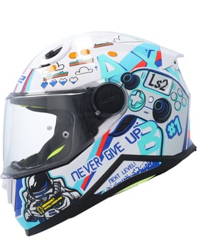 LS2 FF812 Kinderhelm Next Level White