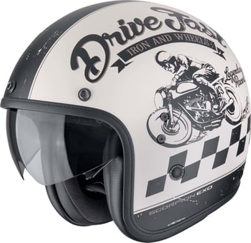 Scorpion Belfast EVO Drive Fast Matt Cream/Black