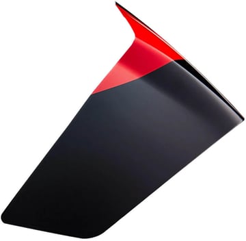 Alpinestars S-R10 Element Race Spoiler Black Carb Bright Red White Gl