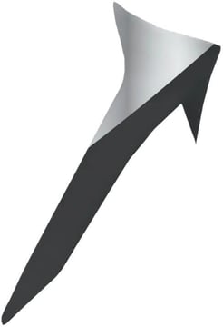 Alpinestars S-R10 Element Standard Spoiler Black Carb Silver Black Glossy