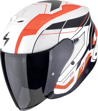 Scorpion EXO-Z1 Vue Matt White/Red/Black