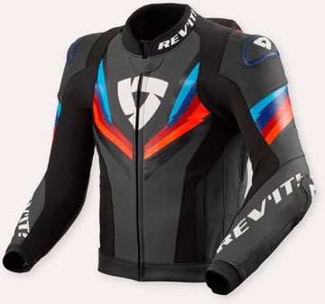 REV'IT Quantum 3 Pro Jacket Black/Blue