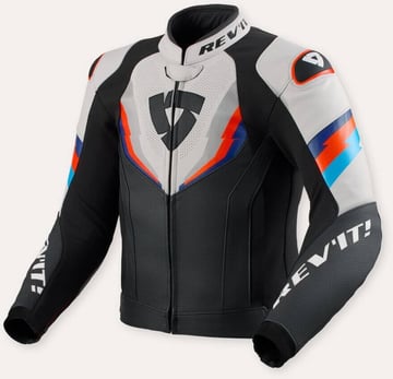 REV'IT Quantum 3 Jacket Black/Light Grey