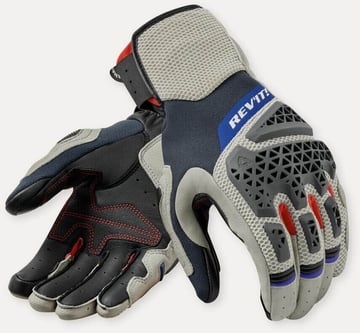 REV'IT Sand 5 Gloves Silver/Red
