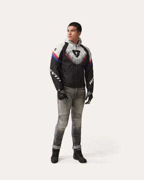 REV'IT Quantum 3 H2O Jacket Black/Light Grey