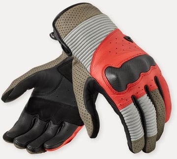 REV'IT Lewisville Gloves Sand/Red
