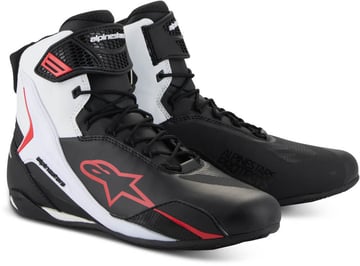Alpinestars Faster 4 Shoes Black White Red 123