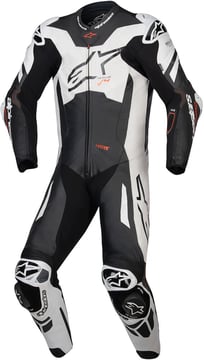 Alpinestars GP Plus V4 Sprint 1Pc Leather Suit Black White Red Fluo 1231
