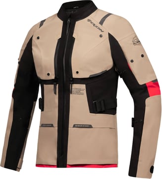 Ixon M-Skeid Lady Parka Sand/Black/Red 6029