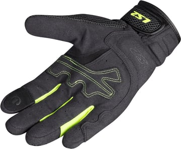 LS2 Kubra Man Gloves Anthracite H-V Yellow