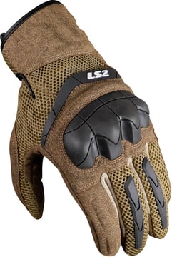 LS2 Kubra Man Gloves Brown