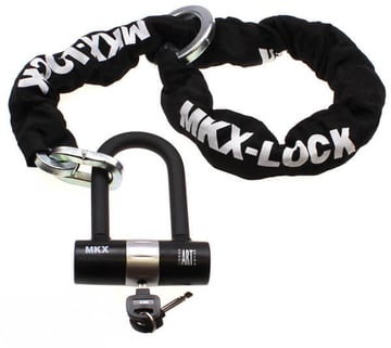 MKX Ketting Slot Art4 120cm met ring (Lang U-Lock)